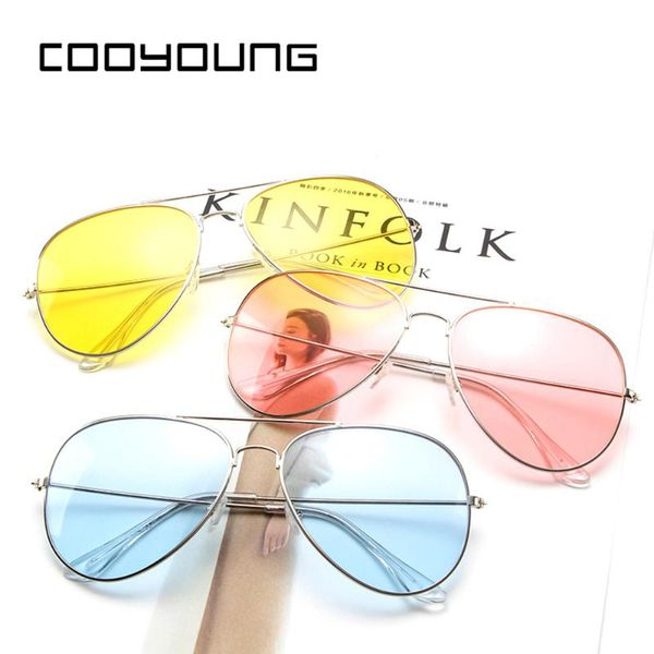 cooyoung fashion style sunglasses women outdoor eyewear flat glasses metal frame designer sun glasses, White;black
cooyoung fashion style sunglasses women outdoor eyewear flat glasses metal frame designer sun glasses, White;black