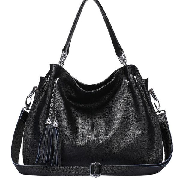 women genuine leather large shopping tassel real calfskin lady handbag shoulder bag tote satchel purse s10
women genuine leather large shopping tassel real calfskin lady handbag shoulder bag tote satchel purse s10