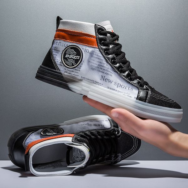 2020 spring/autumn fashion men sneakers designer high boy walking footwear casual mens shoes youth flats shoes, Black
2020 spring/autumn fashion men sneakers designer high boy walking footwear casual mens shoes youth flats shoes, Black