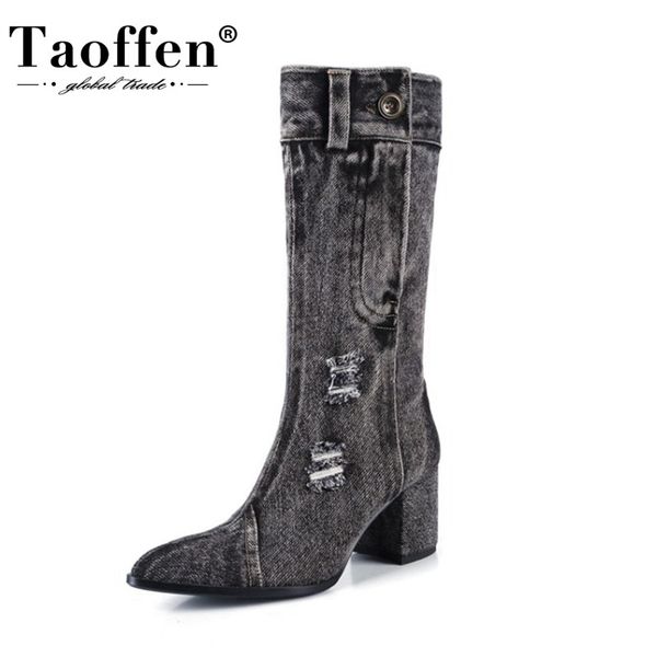 taoffen женщины короткие сапоги мода zipper толстые туфли на высоких каблуках женщина mid теленок ботинка вскользь daily lady sexy обувь раз, Black
taoffen женщины короткие сапоги мода zipper толстые туфли на высоких каблуках женщина mid теленок ботинка вскользь daily lady sexy обувь раз, Black