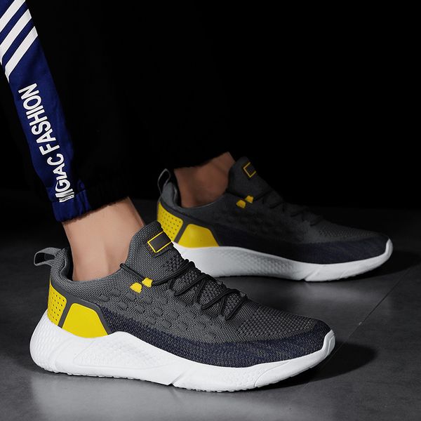 2020 new mens shoes foreign trade large size fly woven mesh breathable spring and summer new korean fashion set foot mens sneakers, Black
2020 new mens shoes foreign trade large size fly woven mesh breathable spring and summer new korean fashion set foot mens sneakers, Black