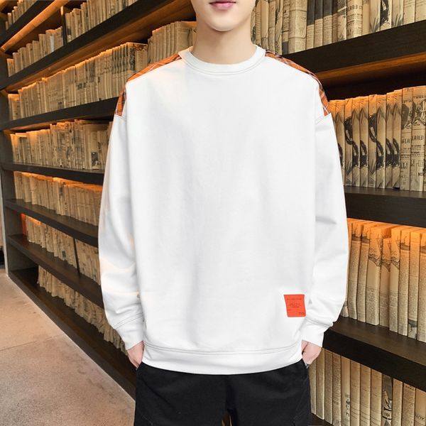 llodc enbu autumn men's sweater fashion brand loose pullover coat pullover student korean style super cec long sleeve t-shirt round nec, Black
llodc enbu autumn men's sweater fashion brand loose pullover coat pullover student korean style super cec long sleeve t-shirt round nec, Black