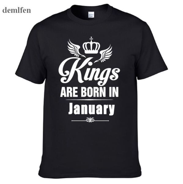new fashion men's t shirt funny short sleeve cotton o-neck t shirt kings are born in january dad birthday gift, White;black
new fashion men's t shirt funny short sleeve cotton o-neck t shirt kings are born in january dad birthday gift, White;black