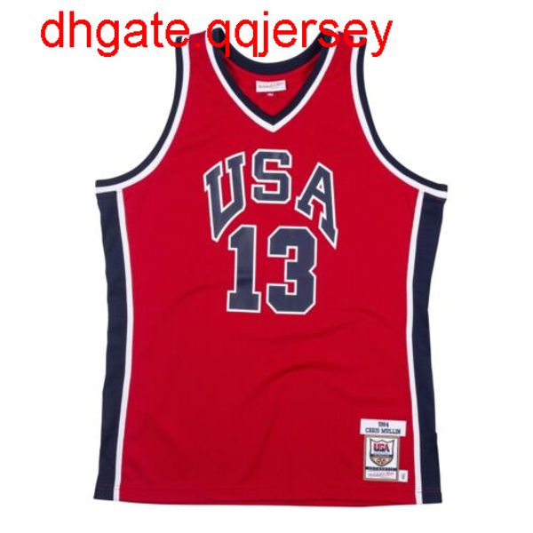 team usa chris mullin #13 mitchell & ness red 1984 olympics jersey throwbacks vest stitched basketball jerseys, Gray
team usa chris mullin #13 mitchell & ness red 1984 olympics jersey throwbacks vest stitched basketball jerseys, Gray