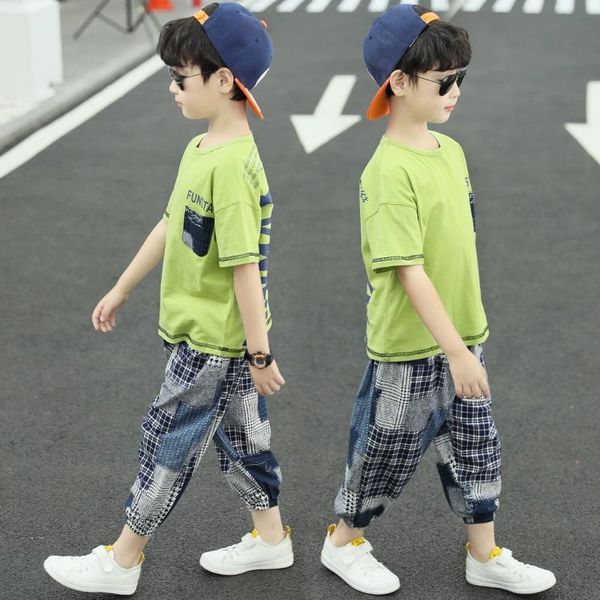 clothing boyssummer clothes set 2020 new western style korean children's children'sstyle handsome summer children's clothes f
clothing boyssummer clothes set 2020 new western style korean children's children'sstyle handsome summer children's clothes f
