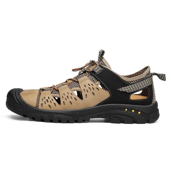 hole shoes men shoes male cow genuine leather sandals summer sandalias hombre slippers clogs sandles new 2019 mens 01d cs04, Black
hole shoes men shoes male cow genuine leather sandals summer sandalias hombre slippers clogs sandles new 2019 mens 01d cs04, Black
