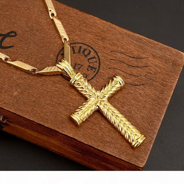 14k solid fine gold gf charms lines pendant necklace men's women cross fashion christian jewelry factory wholesalecrucifix god gift, Silver
14k solid fine gold gf charms lines pendant necklace men's women cross fashion christian jewelry factory wholesalecrucifix god gift, Silver