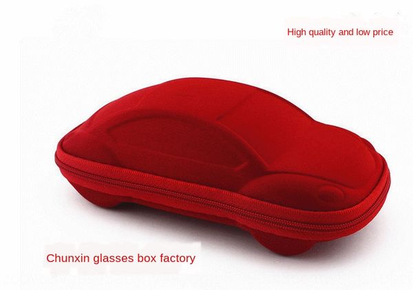 color car case glasses case children's sun glasses box eva zipper box, Blue 
color car case glasses case children's sun glasses box eva zipper box, Blue