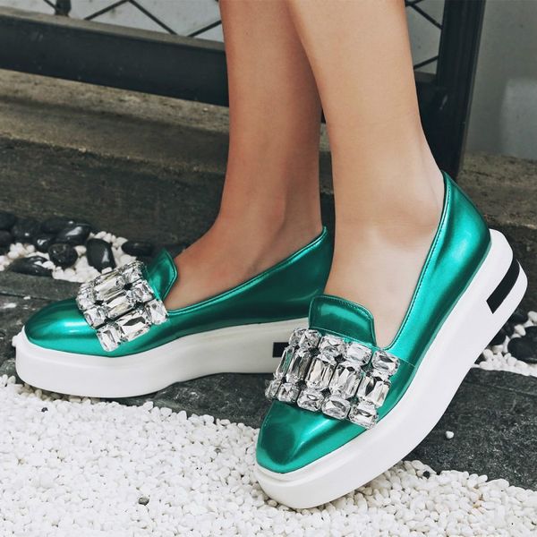 2020 pearly lustre rhinestone women flats shoes 2020 spring fashion lady loafers ladies slip on retro platform single shoes, Black
2020 pearly lustre rhinestone women flats shoes 2020 spring fashion lady loafers ladies slip on retro platform single shoes, Black