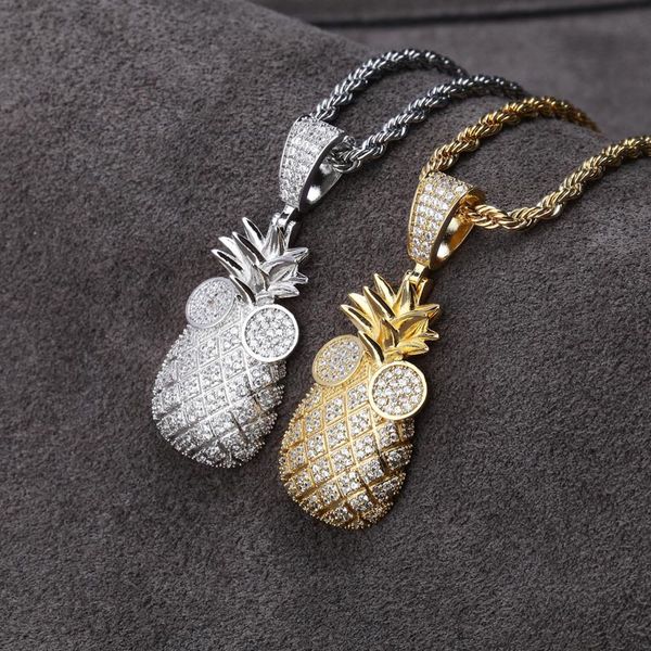 hip hop micro paved cubic zirconia bling iced out pineapple fruit pendants necklace women men rapper jewelry gifts gold, Silver
hip hop micro paved cubic zirconia bling iced out pineapple fruit pendants necklace women men rapper jewelry gifts gold, Silver
