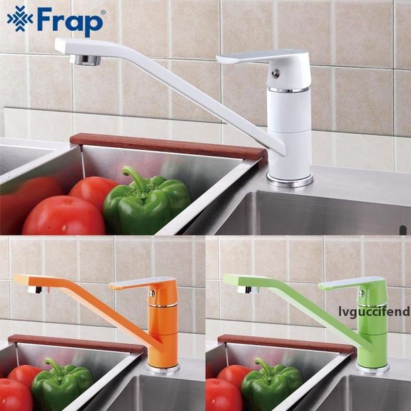 frap 1 set fashion style multi-color kitchen faucet cold and water taps white orange green 360 rotation f4931&f4932&f4933 t200424
frap 1 set fashion style multi-color kitchen faucet cold and water taps white orange green 360 rotation f4931&f4932&f4933 t200424