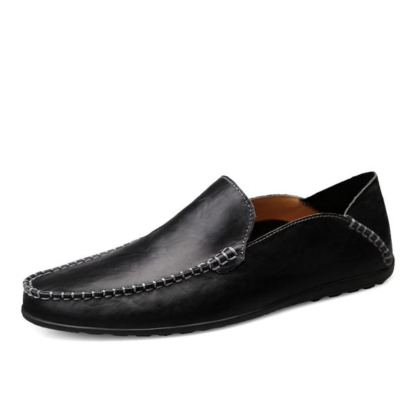 new men's casual shoes genuine leather mens shoes moccasins spring breathable comfortable loafers slip-on boat 38-46, Black
new men's casual shoes genuine leather mens shoes moccasins spring breathable comfortable loafers slip-on boat 38-46, Black