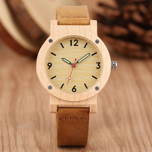 maple wood watch women watches luminous needle ladies dress clock leather band casual quartz wristwatch luxury relogio femininos, Slivery;brown
maple wood watch women watches luminous needle ladies dress clock leather band casual quartz wristwatch luxury relogio femininos, Slivery;brown