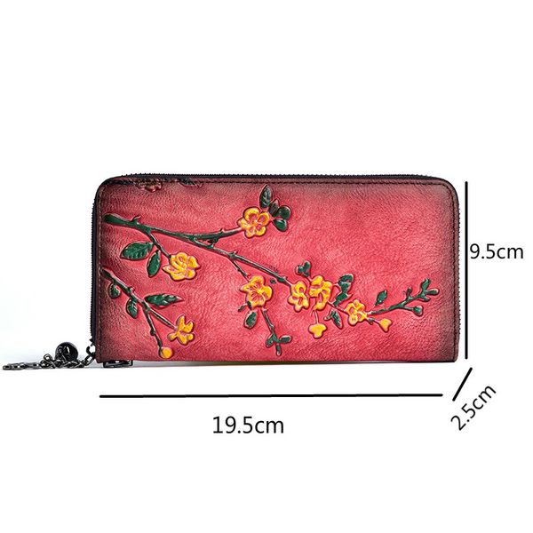 aber genuine leather long women wallets 2020 new vintage embossing hand wallet multifunction phone purse wallet card holder, Red;black
aber genuine leather long women wallets 2020 new vintage embossing hand wallet multifunction phone purse wallet card holder, Red;black