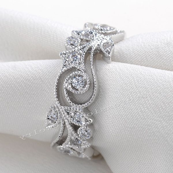 victoria wieck brand new vintage jewelry 925 sterling silver simulated diamond gemstones wedding engagement party band flower rings size5-11, Slivery;golden
victoria wieck brand new vintage jewelry 925 sterling silver simulated diamond gemstones wedding engagement party band flower rings size5-11, Slivery;golden