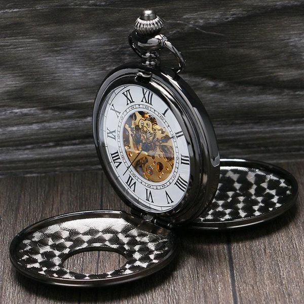 retro double hunter mechanical skeleton pocket watch luxury gift necklace watches men women pendant jewelry t200502, Slivery;golden
retro double hunter mechanical skeleton pocket watch luxury gift necklace watches men women pendant jewelry t200502, Slivery;golden