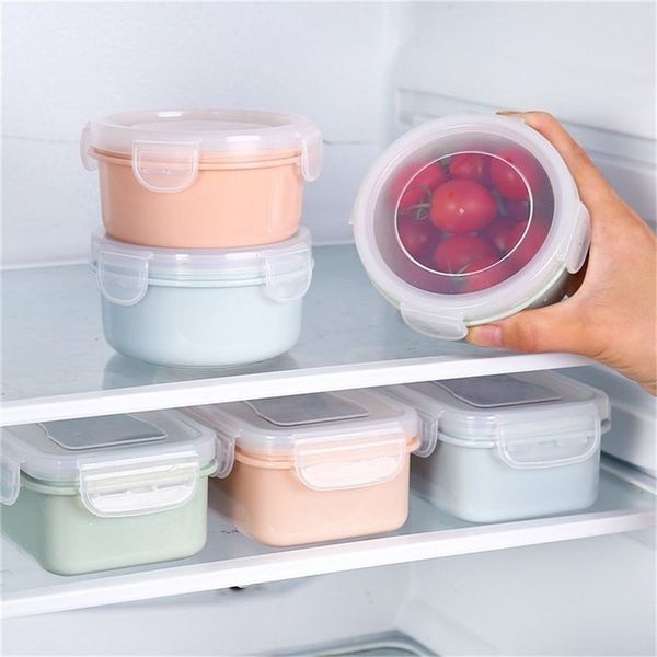 round mini refrigerator crisper storage box storage box for kitchen seal lunch grains tank sorting container
round mini refrigerator crisper storage box storage box for kitchen seal lunch grains tank sorting container