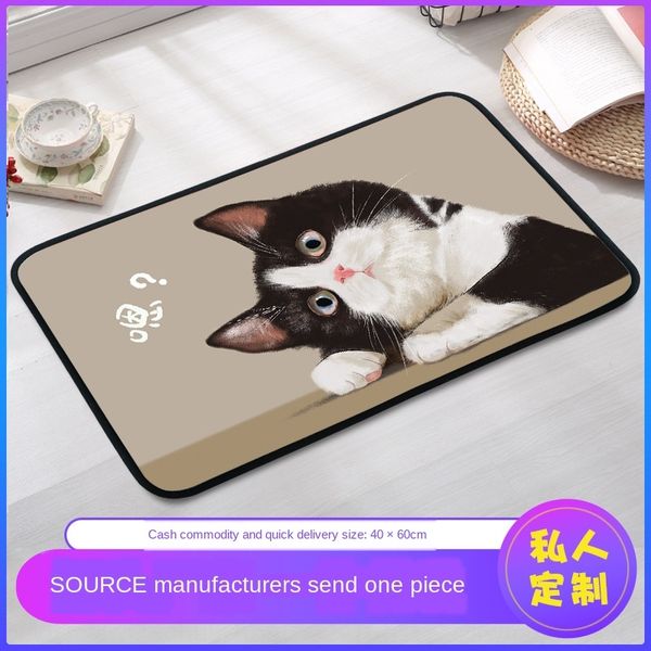 40*120cm small black carpet non-slip cat pattern bedroom carpet wear-resistant water absorbing door mat bathroom non-slip mat
40*120cm small black carpet non-slip cat pattern bedroom carpet wear-resistant water absorbing door mat bathroom non-slip mat