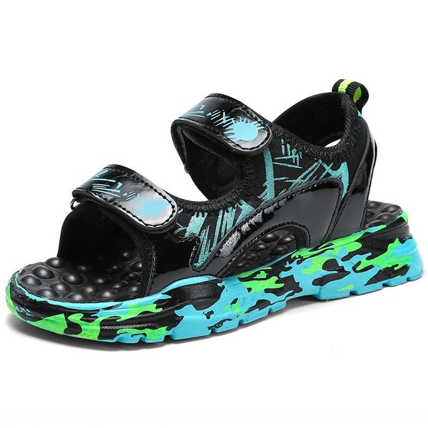 63nbo boys' 2020 new korean style medium and large sandals fashionable for children and primary school sandals children's shoes ch, Black;red
63nbo boys' 2020 new korean style medium and large sandals fashionable for children and primary school sandals children's shoes ch, Black;red