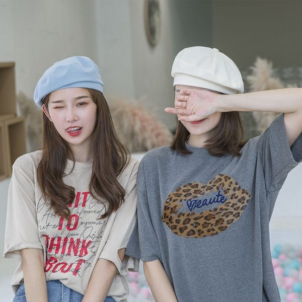 pxpvw harajuku female summer simple fashion beret solid color painter beret octagonal all-match octagonal korean style student painter hat f, Blue;gray
pxpvw harajuku female summer simple fashion beret solid color painter beret octagonal all-match octagonal korean style student painter hat f, Blue;gray
