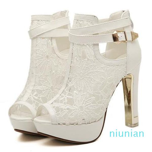 white black lace hollow out peep toe ankle boots buckle metal heels breathable chic wedding shoes 2014 2 colors size eu 34-39
white black lace hollow out peep toe ankle boots buckle metal heels breathable chic wedding shoes 2014 2 colors size eu 34-39
