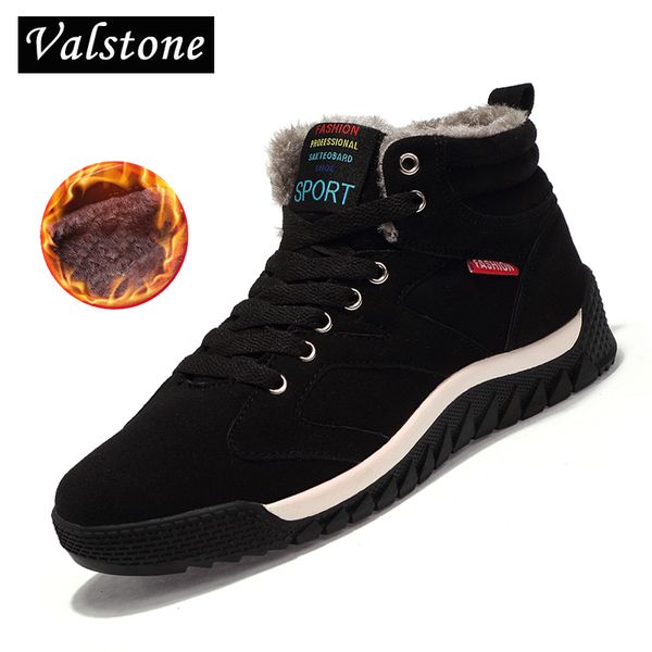 valstone men's casual winter shoes warm fashion sneakers fur lining outside shoes high-snow boots plus size 2 lace-up colors, Black
valstone men's casual winter shoes warm fashion sneakers fur lining outside shoes high-snow boots plus size 2 lace-up colors, Black