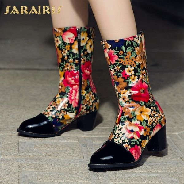 sarairis 2020 dropship big size 48 square heels flowers printed winter shoes women riding mid-calf boots female, Black
sarairis 2020 dropship big size 48 square heels flowers printed winter shoes women riding mid-calf boots female, Black
