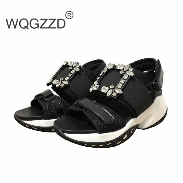 2020 sandale femme summer ladies platform sandals 6.5 cm wedges beach women sandals, Black
2020 sandale femme summer ladies platform sandals 6.5 cm wedges beach women sandals, Black