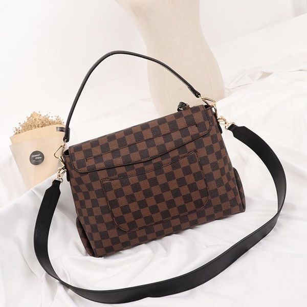 womens bags large capacity zipper plaid design leather shoulder crossbody designer luxury handbags handle tote messenger bags drop ship
womens bags large capacity zipper plaid design leather shoulder crossbody designer luxury handbags handle tote messenger bags drop ship