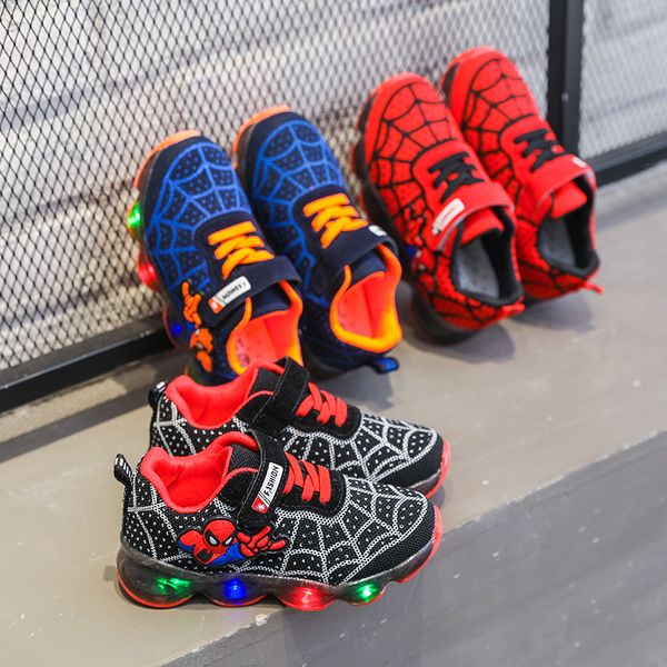 2020 boys sneaker girls spiderman kids led shoes with lights sneaker spring autumn shoes children toddler baby girl shoes, Black
2020 boys sneaker girls spiderman kids led shoes with lights sneaker spring autumn shoes children toddler baby girl shoes, Black