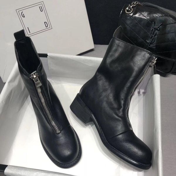 new lady spring and autumn leather zipper fashion boots womens short booties 111703, Black
new lady spring and autumn leather zipper fashion boots womens short booties 111703, Black