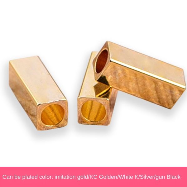 3*8mm rectangular hollow filter bead geometric diy simple necklace diy accessories copper accessories electroplating gold and silver
3*8mm rectangular hollow filter bead geometric diy simple necklace diy accessories copper accessories electroplating gold and silver