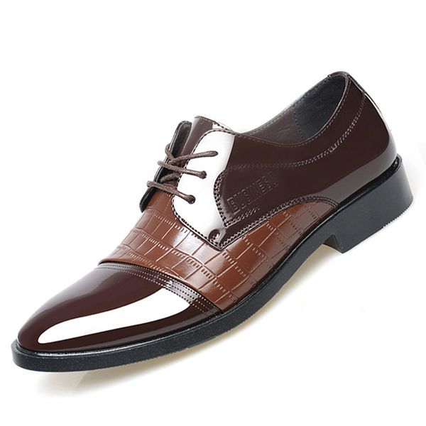 men's fashion pu leather oxfords shoes summer pointed toe oxford flats crocodile businessmen dress shoes for career party office, Black
men's fashion pu leather oxfords shoes summer pointed toe oxford flats crocodile businessmen dress shoes for career party office, Black