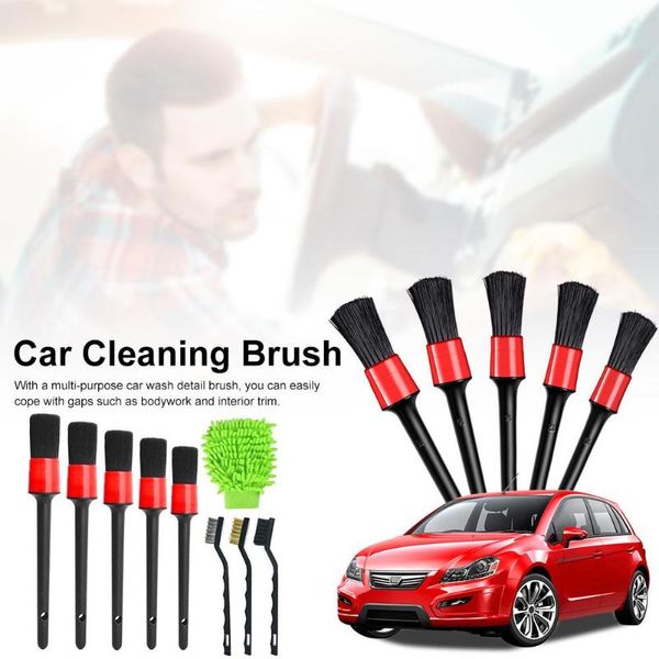 9pcs auto cleaning brushes for washing car interior cleaning wheel gap rims dashboard air vent trim detailing brush tool
9pcs auto cleaning brushes for washing car interior cleaning wheel gap rims dashboard air vent trim detailing brush tool