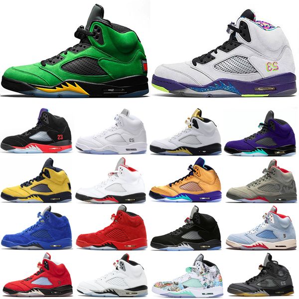 black metallic 5 5s basketball shoes for men alternate bel island green 3 space jam alternate grape oreo cement sneakers trainers 40-47
black metallic 5 5s basketball shoes for men alternate bel island green 3 space jam alternate grape oreo cement sneakers trainers 40-47