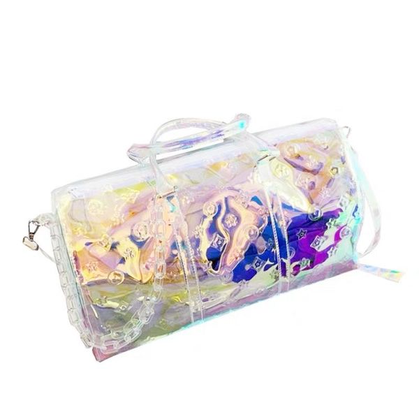 leather luggage tag 2020 new laser embossed transparent handbags transparent travel bag large capacitor duffel bag purse hook
leather luggage tag 2020 new laser embossed transparent handbags transparent travel bag large capacitor duffel bag purse hook