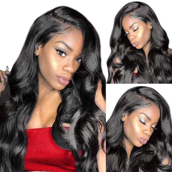 full lace wigs with baby hair 150% body wave brazilian full lace human hair wigs for women hd transparent lace you may remy hair, Black
full lace wigs with baby hair 150% body wave brazilian full lace human hair wigs for women hd transparent lace you may remy hair, Black