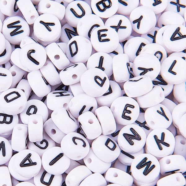 white acrylic 26 english diy accessories letters flat scattered beads combination diy children's puzzle beads accessories, Silver
white acrylic 26 english diy accessories letters flat scattered beads combination diy children's puzzle beads accessories, Silver