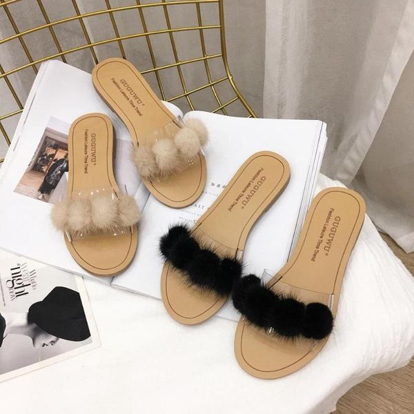 shoes woman 2020 transparent slippers slipers women fur flip flops shale female beach new plush sabot flat basic slides rome, Black
shoes woman 2020 transparent slippers slipers women fur flip flops shale female beach new plush sabot flat basic slides rome, Black