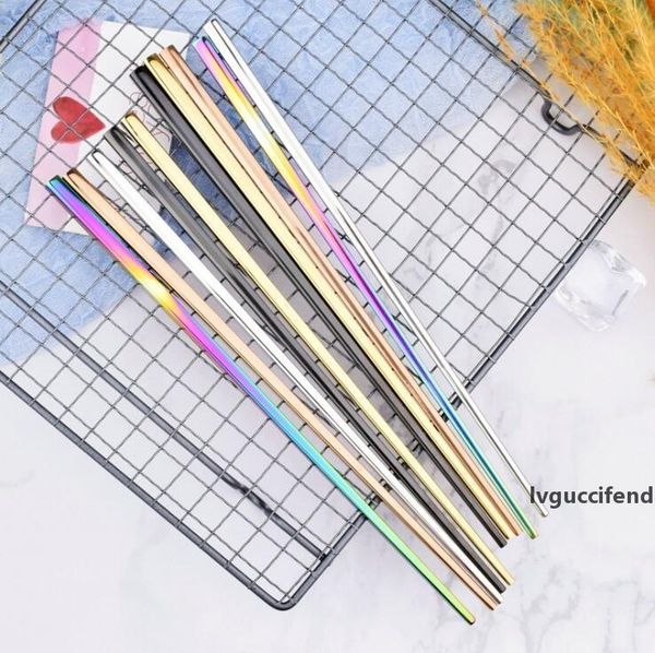 304 stainless steel chopsticks 5 colors square chopsticks high grade flatware home l simple style tableware lxl1209l
304 stainless steel chopsticks 5 colors square chopsticks high grade flatware home l simple style tableware lxl1209l