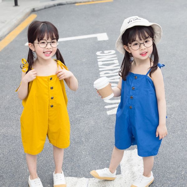 baby's summer clothes pants sling clothing children's 2019 summer new children's clothes girls' suspender pants, Blue
baby's summer clothes pants sling clothing children's 2019 summer new children's clothes girls' suspender pants, Blue