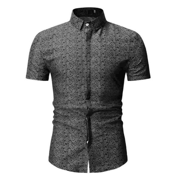 men's casual shirts summer print turn-down collar slim fit short sleeve shirt blouse men harajuku clothes camisa masculina 2021, White;black
men's casual shirts summer print turn-down collar slim fit short sleeve shirt blouse men harajuku clothes camisa masculina 2021, White;black