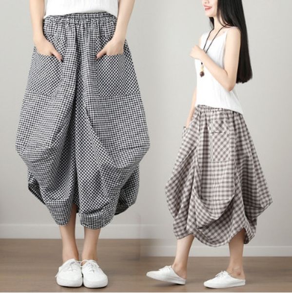 10-color optional and mian ma qun cotton mian ma qun linen lantern 2019 new artistic cotton and linen skirt large skirt, Black
10-color optional and mian ma qun cotton mian ma qun linen lantern 2019 new artistic cotton and linen skirt large skirt, Black