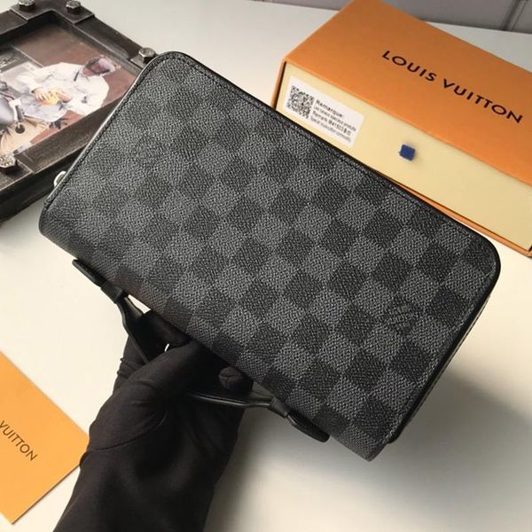vintage designer mens wallet purses new arrival plaid leather long wallets phone money card holder totes men purse handbags high quality
vintage designer mens wallet purses new arrival plaid leather long wallets phone money card holder totes men purse handbags high quality