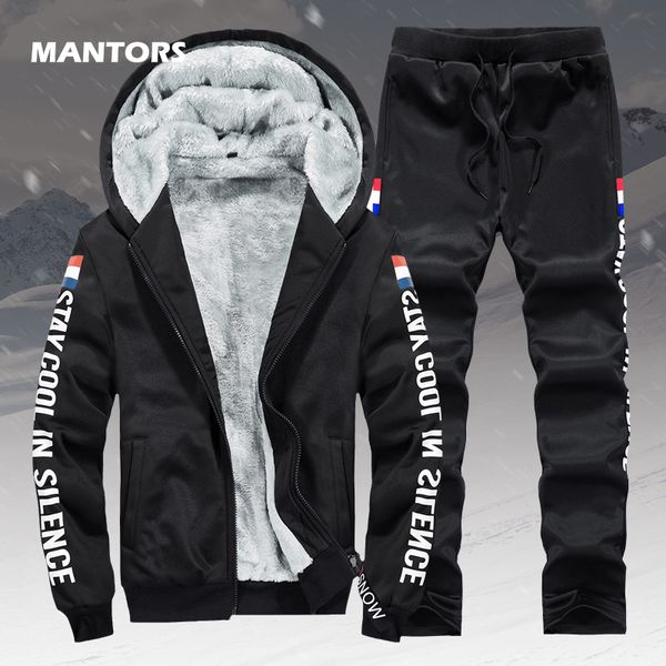 fleece warm hoodies men winter 2 piece set hooded tracksuit thick velvet sweatshirt+pants brand mens clothing casual sports suit, Gray
fleece warm hoodies men winter 2 piece set hooded tracksuit thick velvet sweatshirt+pants brand mens clothing casual sports suit, Gray