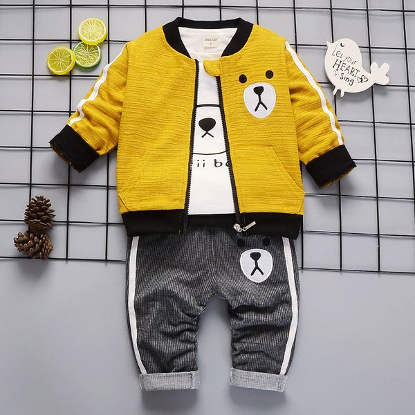 baby boy suit 2020 new cartoon bear long sleeve spring and autumn three-piece suit 0-4 stylish and comfortable, White
baby boy suit 2020 new cartoon bear long sleeve spring and autumn three-piece suit 0-4 stylish and comfortable, White