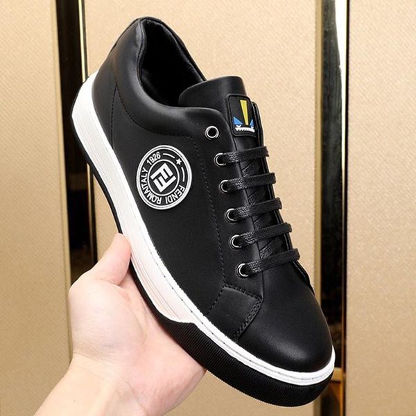 new arrival mens shoes leather fashion designer footwears luxury lace -up plus size low men shoes chunky sneakers zapatos de hombre, Black
new arrival mens shoes leather fashion designer footwears luxury lace -up plus size low men shoes chunky sneakers zapatos de hombre, Black