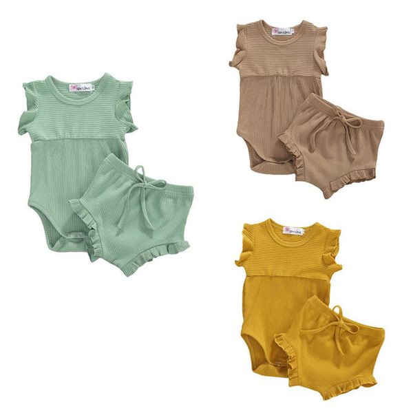 infant baby girls summer knit outfits sleeveless romper ruffle drawstring shorts pants 2pcs clothes sets, White
infant baby girls summer knit outfits sleeveless romper ruffle drawstring shorts pants 2pcs clothes sets, White