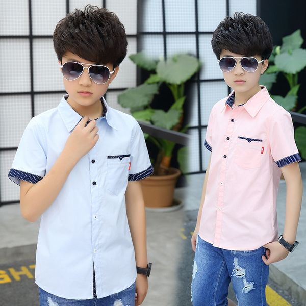 boys' and kids' round dot short-sleeved boys' and kids' summer thin shirt cotton flip collar style shirt, White;black
boys' and kids' round dot short-sleeved boys' and kids' summer thin shirt cotton flip collar style shirt, White;black