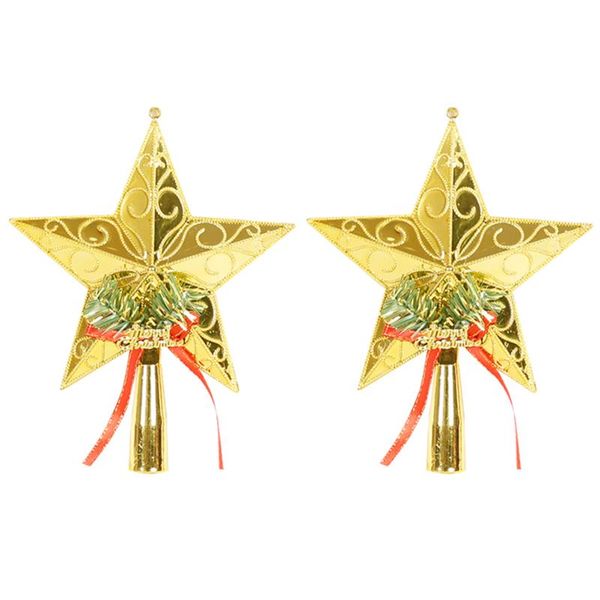 christmas decorations 2pcs golden tree er star pentagram treedecor plastic ornament party supplies
christmas decorations 2pcs golden tree er star pentagram treedecor plastic ornament party supplies